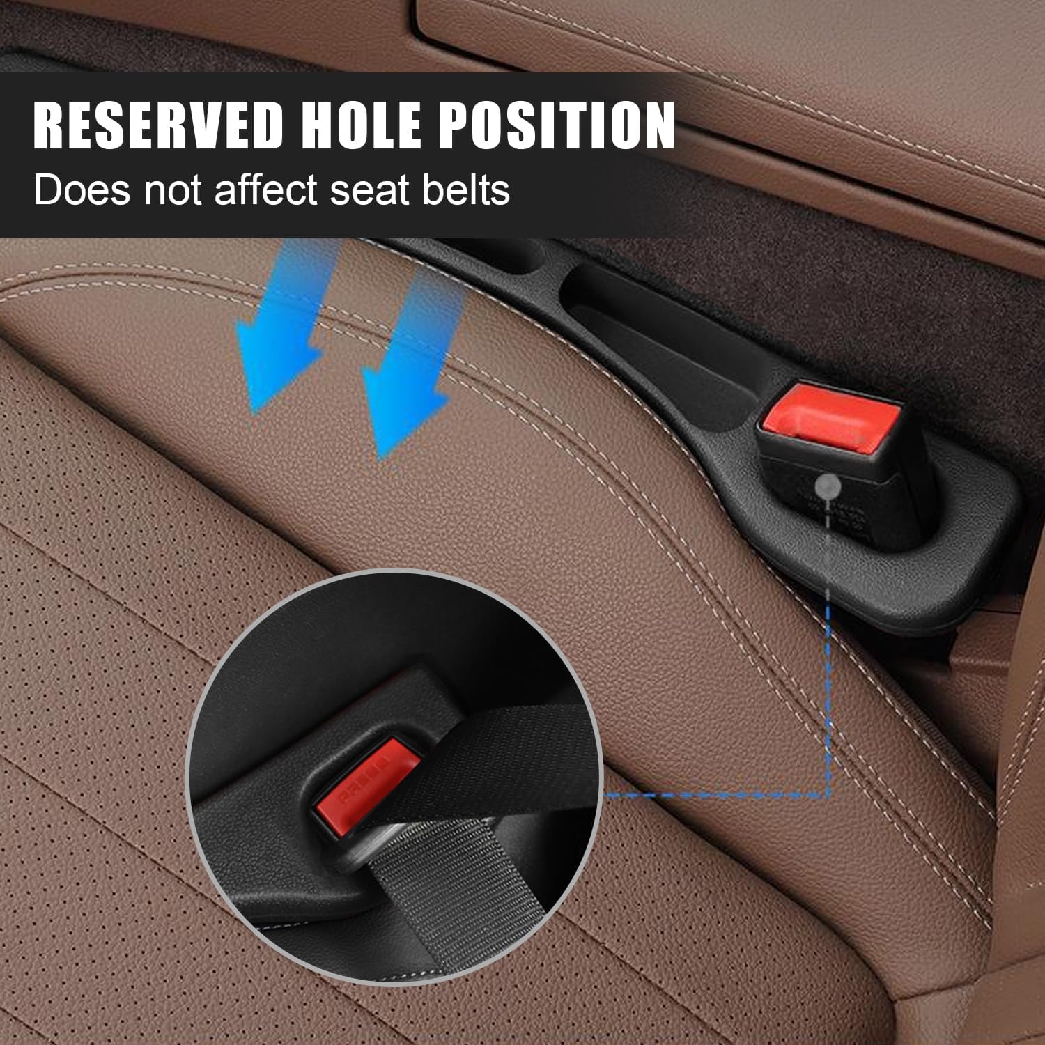 Universal Car Seat Gap Filler Set (2 Pack) – Auto Seat Gap Organizer for Cars, SUVs & Trucks€13.99KUANDIANYUNDONG