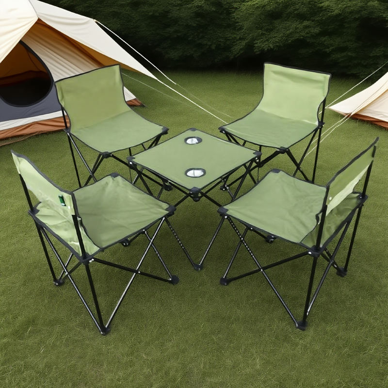 Outdoor Folding Table and ChairsKUANDIANYUNDONG