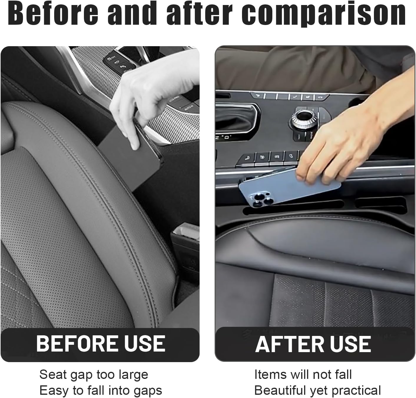 Universal Car Seat Gap Filler Set (2 Pack) – Auto Seat Gap Organizer for Cars, SUVs & Trucks€13.99KUANDIANYUNDONG