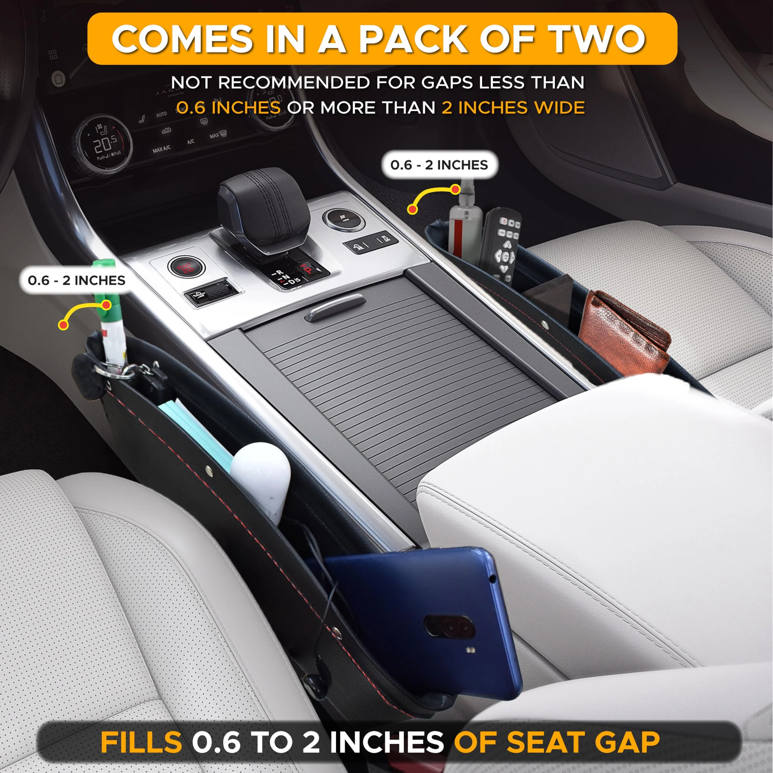 Car Seat Gap Organizer 2-in-1 | EcoNour Front Car Seat Storage€18.99AutomotivemySiteKUANDIANYUNDONG