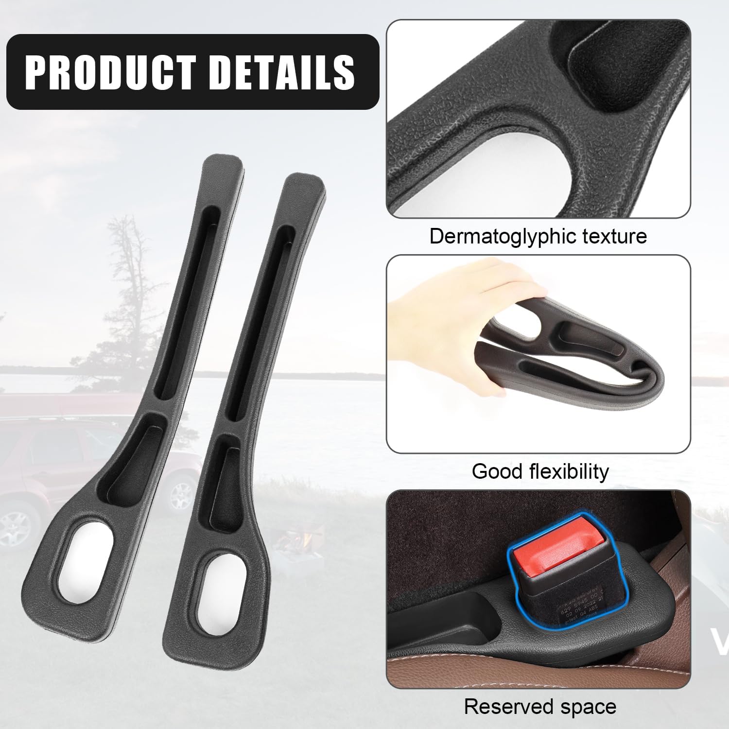 Universal Car Seat Gap Filler Set (2 Pack) – Auto Seat Gap Organizer for Cars, SUVs & Trucks€13.99KUANDIANYUNDONG