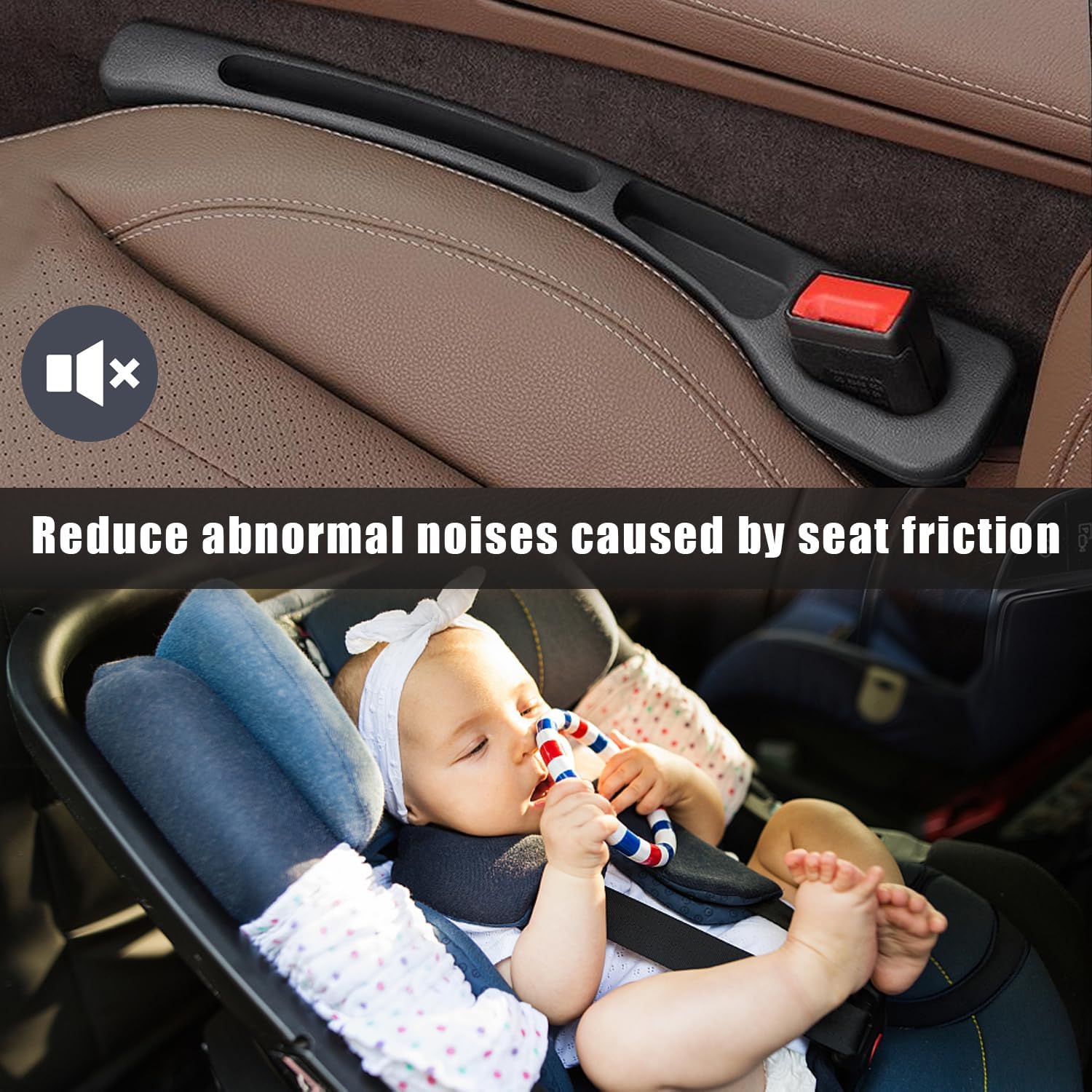 Universal Car Seat Gap Filler Set (2 Pack) – Auto Seat Gap Organizer for Cars, SUVs & Trucks€13.99KUANDIANYUNDONG