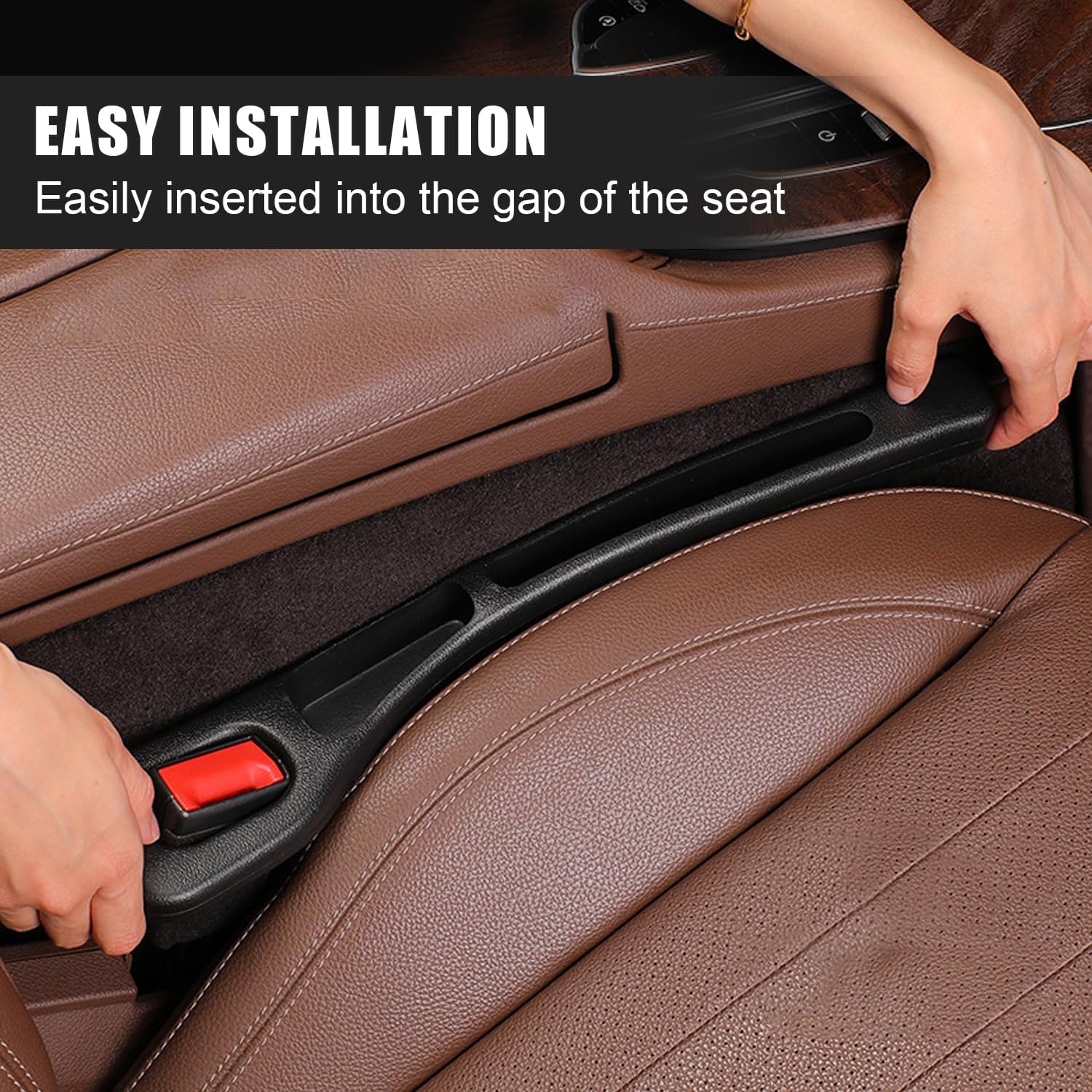 Universal Car Seat Gap Filler Set (2 Pack) – Auto Seat Gap Organizer for Cars, SUVs & Trucks€13.99KUANDIANYUNDONG