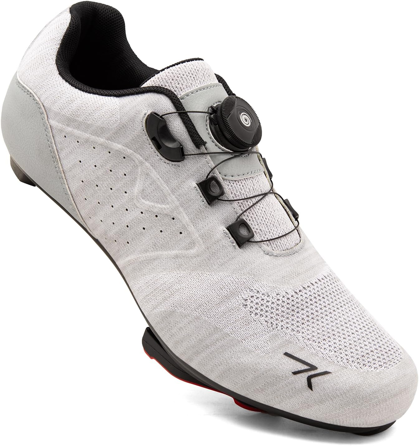 light grey cycling shoes for road and indoor bikes SPD SPD-SL compatible clipless cycling shoes